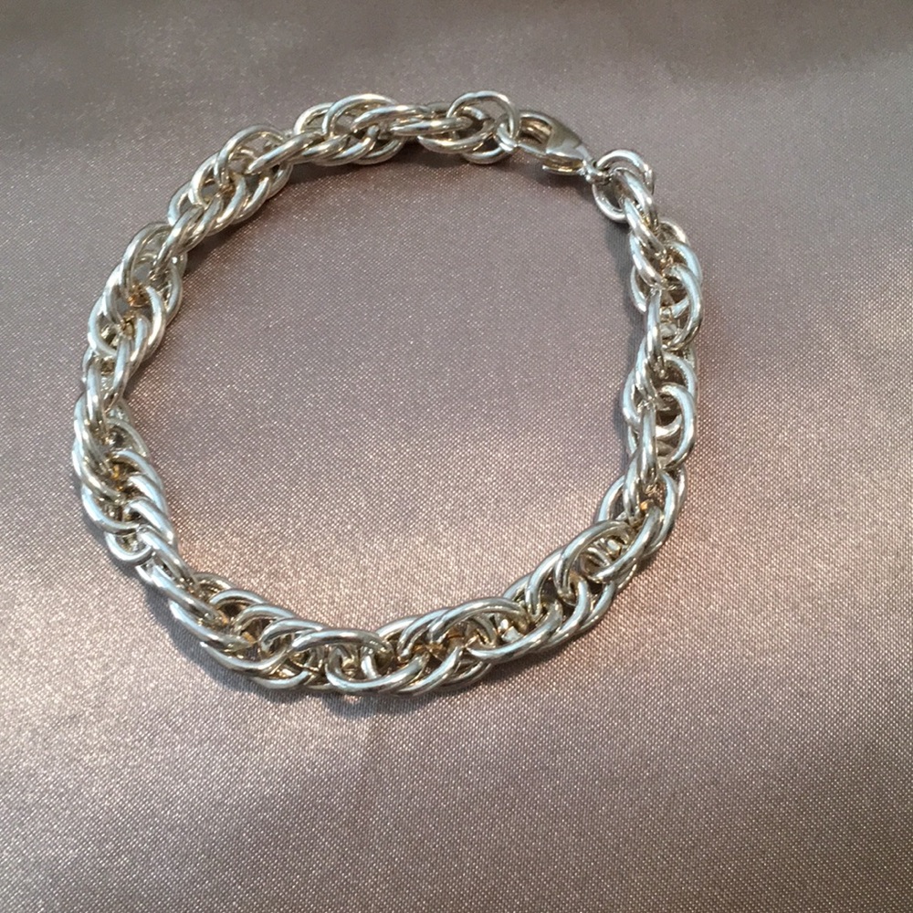 Charm bracelet, Silver costume jewelry